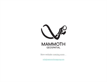 Tablet Screenshot of mammothmapping.com